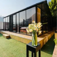 گلخانه و اقامتگاه پیش ساخته آلومینیومی