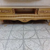 میز تلویزیون رنگ طلایی