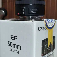 لنز 50mm کنون.(canon)در حد نو زیر قیمت.