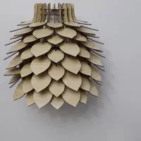 لوستر آویز مدل کاج تک شعله