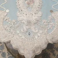 رانر مخمل جواهردوزی|پرده، رانر، رومیزی|شیراز, قدوسی غربی|دیوار