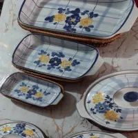 قابلمه و تابه چینی گل پنبه ای