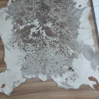 پادری چرم رنگ قهوه ای وسفید سایز دو در یک دریک