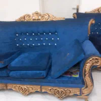 سلام مبل ۷ نفر رنگ آبی نفتی