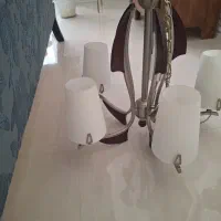 لوستر خارجی،چوب و استیل