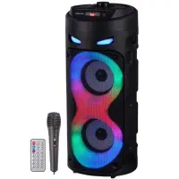 اسپیکر قابل حمل میکروفون و ریموت دار
