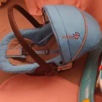 کالسکه وکریرنوزادهمراه با روروئک تمیز|کالسکه و لوازم جانبی|شوش, |دیوار