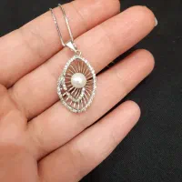 پلاک زنجیر نقره