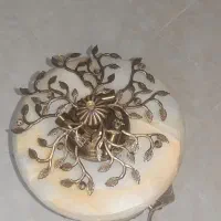 ۳ عدد لوستر سقفی برنجی نو شبیه هم