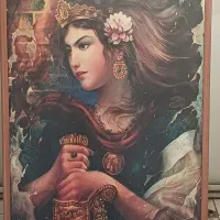 دو‌عدد‌تابلو‌نقاشی‌روی‌بوم‌گار‌دست