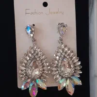 گوشواره کریستالی درخشان و مجلسی