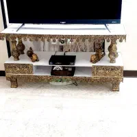 میز تلویزیون برنج اصل|مبلمان خانگی و میز عسلی|شاهین‌شهر, شهرک گلدیس|دیوار