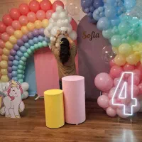 بادکنک آرایی و تم تولد|خدمات پذیرایی، مراسم|رشت, پیرکلاچای|دیوار