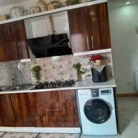 کابینت ملامین درجه +هود+سینگ+شیر الات|آب‌چکان و نظم‌دهنده ظروف|رشت, کوی حسینی|دیوار