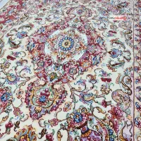 فرش دستباف خطیبی ۳ متری گلدانی کد ۳۲۰۸|فرش|تبریز, |دیوار