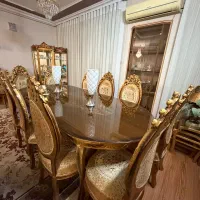 مبل و غذا خوری سلطنتی در حد نو