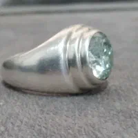 انگشترنقره پنبه ای موزانایت|جواهرات|کرج, خرمدشت|دیوار