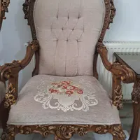 مبل سلطنتی (نیمه استیل)|مبلمان خانگی و میز عسلی|شهریار, |دیوار