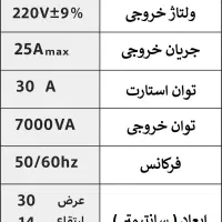 استابلایزر (ترانس برق) ۲۵ تا ۳۰ آمپر 7kva|مصالح و تجهیزات ساختمان|تهران, جنت‌آباد مرکزی|دیوار