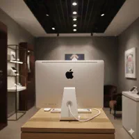 iMac all in one کامپیوتر اپل سفید صدفی رم ۱۶ ssd