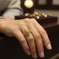 انگشتر تراش طلاروس