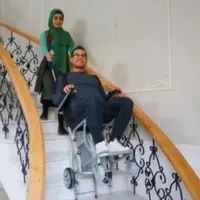 ویلچر پله رو برقی|آرایشی، بهداشتی، درمانی|رشت, جانبازان|دیوار