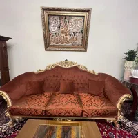نیم ست استیل با روکش مخمل|مبلمان خانگی و میز عسلی|تهران, ارامنه|دیوار