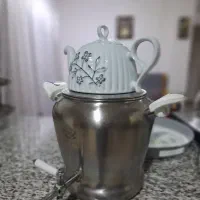 کتری و قوری /سینی سیلور