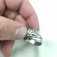 انگشتر نقره موزانایت بینظیر