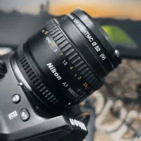 لنز دوربین  ۵۰ نیکون 1.8 f نو زیر قیمت