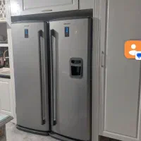 یخچال دوقلو سامسونگ نقره‌ای  تخفیف