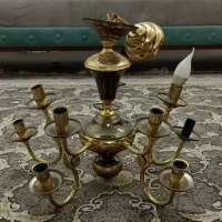 لوستر برنزی|لوستر و چراغ آویز|قزوین, |دیوار