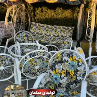 میز و صندلی باغی/ مدل گلبرگ سبک و اقتصادی|صندلی و نیمکت|چالوس, |دیوار