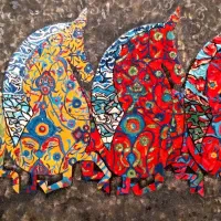 تابلو نقاشی رنگ روغن و اکرلیک