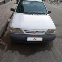 پراید  وانت  ۴۰۲  بی  رنگ  عقب  جلو پلمپ