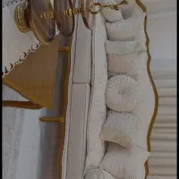 مبل راحتی پارچه ترک ومبل چوبی راش گرجستان|مبلمان خانگی و میز عسلی|اردبیل, |دیوار