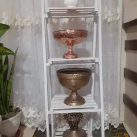 استند سفید چهارطبقه