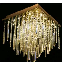 لوستر سقفی مدرن خطی SMDکریستالی LED قیمت مناسب|لوستر و چراغ آویز|رشت, کوی جام جم|دیوار