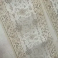 کنار فرشی زمینه کرمی ۲عدد 1×9
