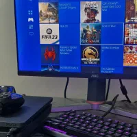 ps4 slim|کنسول، بازی ویدئویی و آنلاین|خرم‌آباد, |دیوار