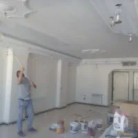 نقاشی ساختمان رنگ آمیزی رنگکار ساختمانی نقاش بتونه