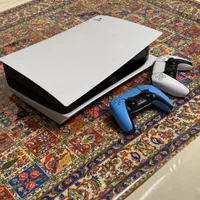 PS5 دیسک‌خور مدل CFI-1216A تمیز کم‌کارکرد، دو دسته|کنسول، بازی ویدئویی و آنلاین|تهران, زرگنده|دیوار