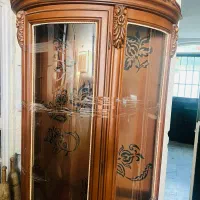 ویترین چوبی منبت کاری