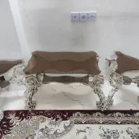 میز عسلی 3 تایی با پنکه زمینی