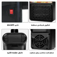 هیتر برقی رومیزی طرح شومینه|بخاری، هیتر، شومینه|شهرکرد, |دیوار