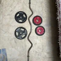 هالتر و وزنه ۵ کیلویی صفحه