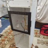 قفس چوبی دست ساز مناسب برای مرغ عشق و فنچ و قناری