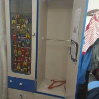 کمد کودک با جای لباس و کتابخانه سالم