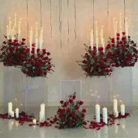 دکور ولنتاین دیزاین گل،بادکنک ارایی تولد نامزدی