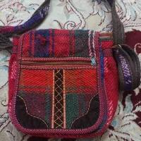 کیف دستبافت سنتی وچرمی